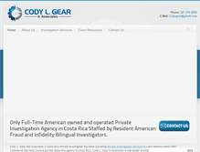 Tablet Screenshot of codygear.com